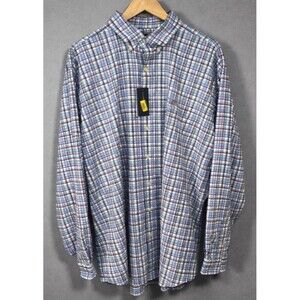 Polo Ralph Lauren Shirt 2XLT Blue Red Green Plaid Wicking Performance NWT $110